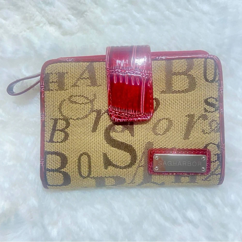 Sag Harbor Red and Tan Wallet